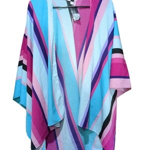 Women’s Lane Bryant Colorful kimono OS. NWT
